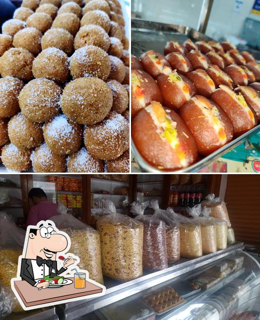 Food at Luxmi sweet shop