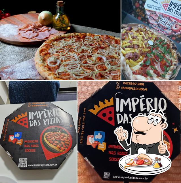 Peça pizza no Império das Pizzas