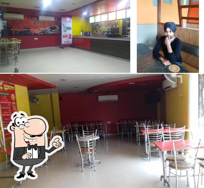 Take a seat at one of the tables at McDee Restaurant