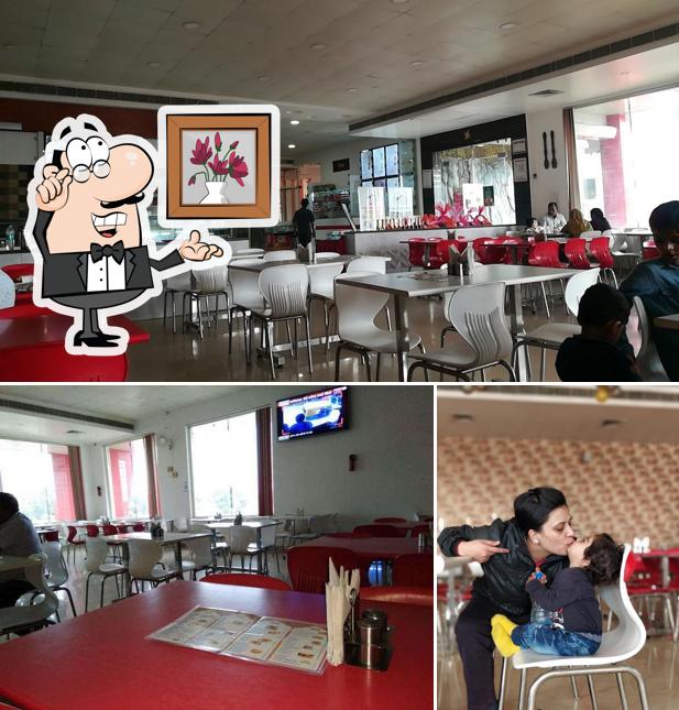 The interior of RAJ RASOI