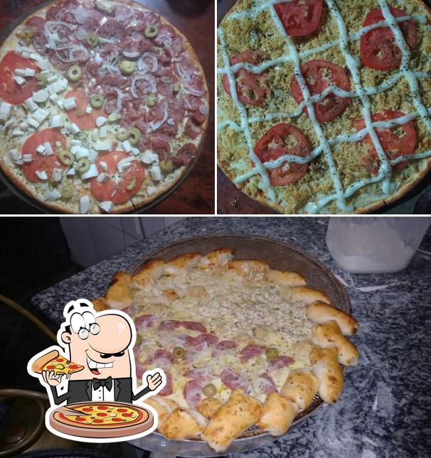 No ratão pizza, você pode pedir pizza