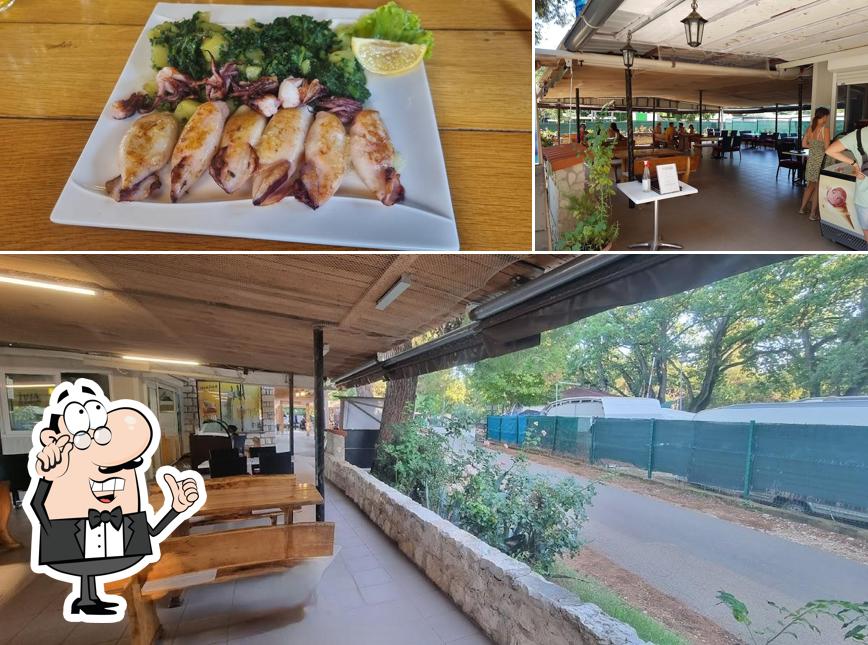 Gli interni di Morski Val. Mideterranean seafood, pasta and pizza