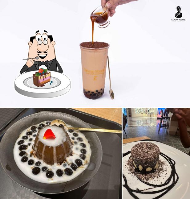 Chocolate cake at Taiwan Maami