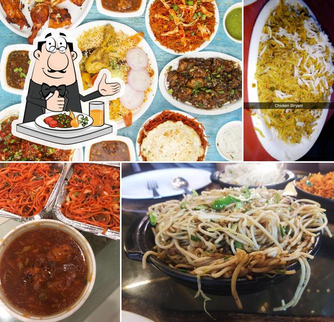 Meals at The Indian and Chinese station