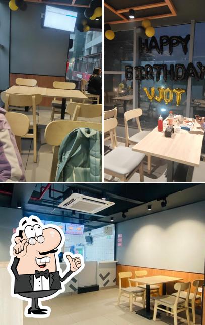 The interior of Domino's Pizza Surya Nagar, Ghaziabad