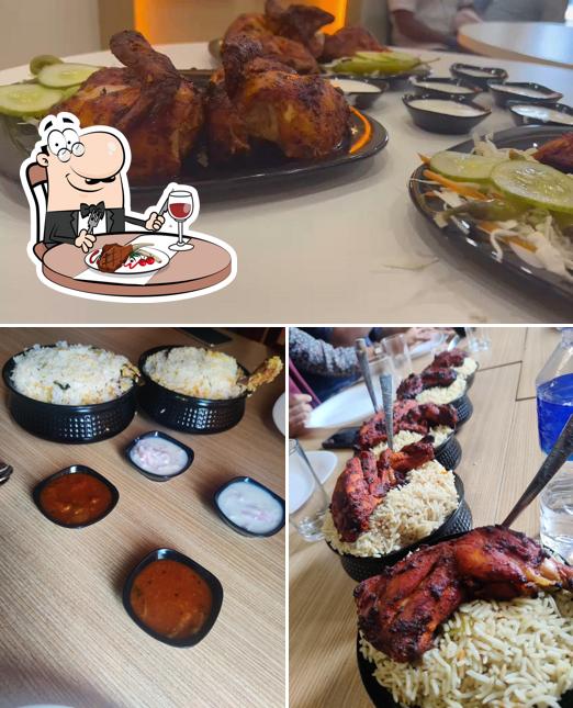 HILTON CAKE AND CAFE offers meat meals