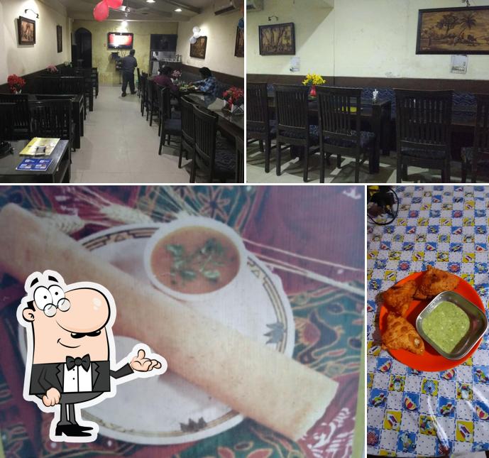 Among various things one can find interior and food at Ram Rasoi
