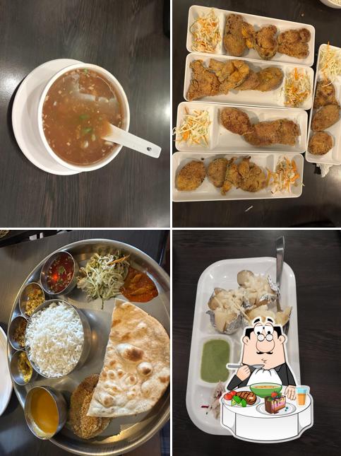 Hot and sour soup at Aditya Classic Family Restaurant & Bar