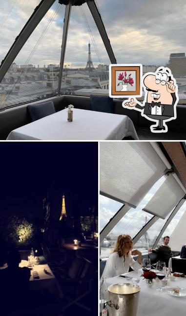 Installez-vous à l'une des tables de Le Rooftop "L'Heure Dorée"