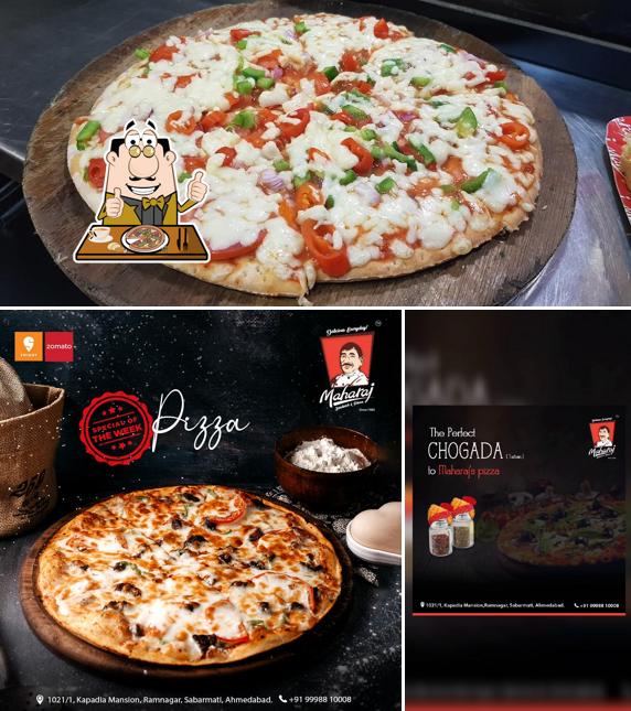 Try out pizza at Maharaj Sandwich & Pizza