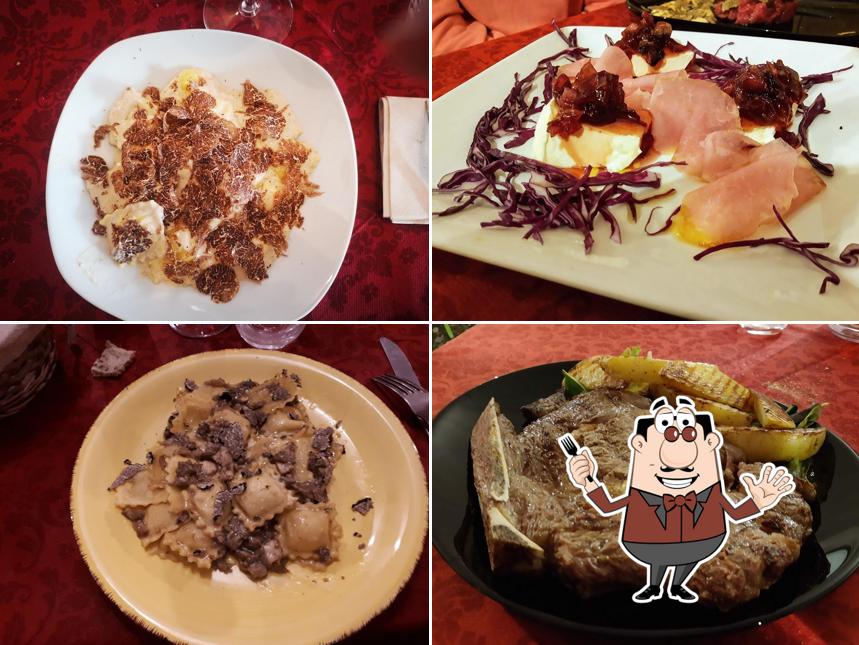 Platti al Trattoria ai Cacciatori