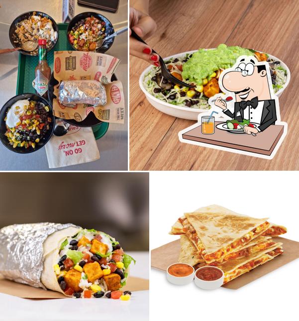 Food at California Burrito Mexican Kitchen @ Noida Extension