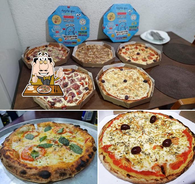 Peça diferentes estilos de pizza