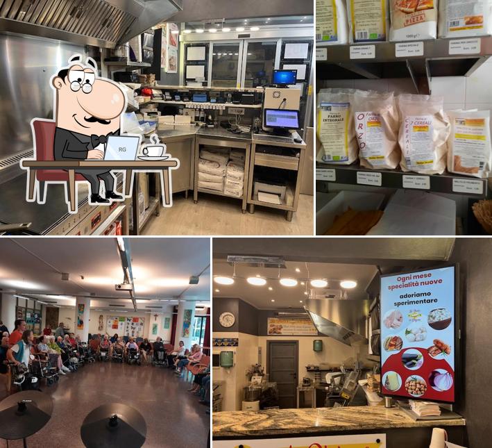 Gli interni di La Piada di Stefano