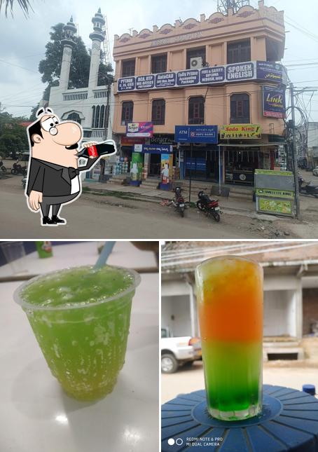 The restaurant's drink and exterior