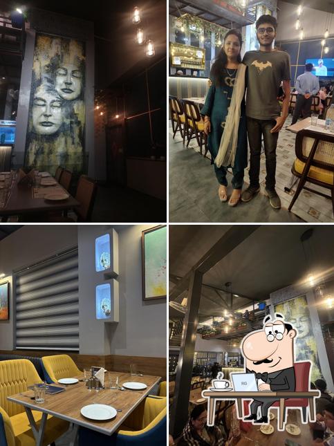 The interior of Snaaap Restro Lounge