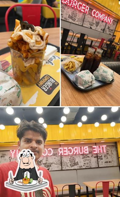 The photo of food and interior at The Burger Company - Best Burgers in Gwalior