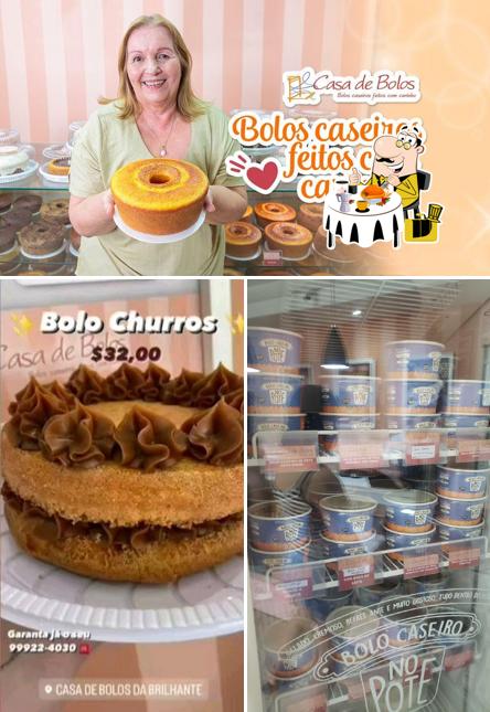 Platos en Casa de Bolos da Brilhante