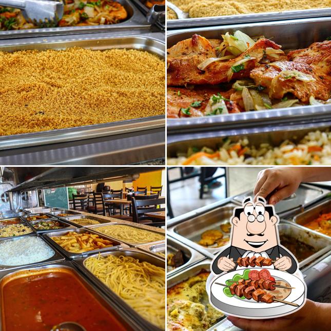 Platos en Mar Azul Restaurante Self Service Porto de Galinhas