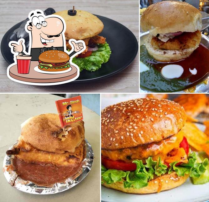 Try out a burger at Dev Burger