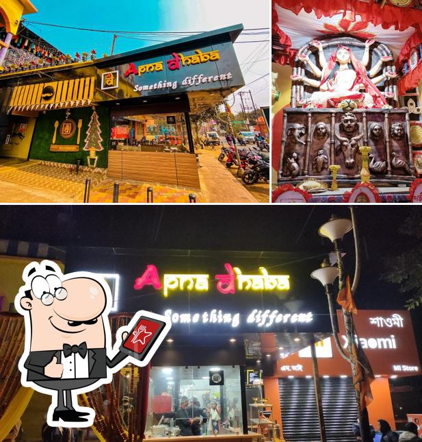 The exterior of Apna Dhaba