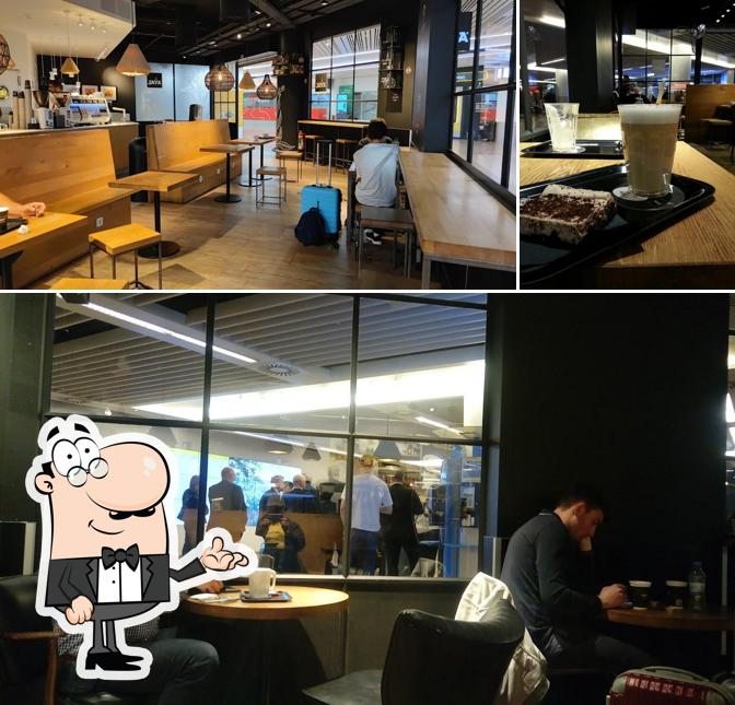 Jetez un coup d’oeil à l’image indiquant la intérieur et bière concernant Java Coffee Bar - Arrival Hall