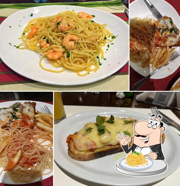 Espaguete carbonara em Pulcinella