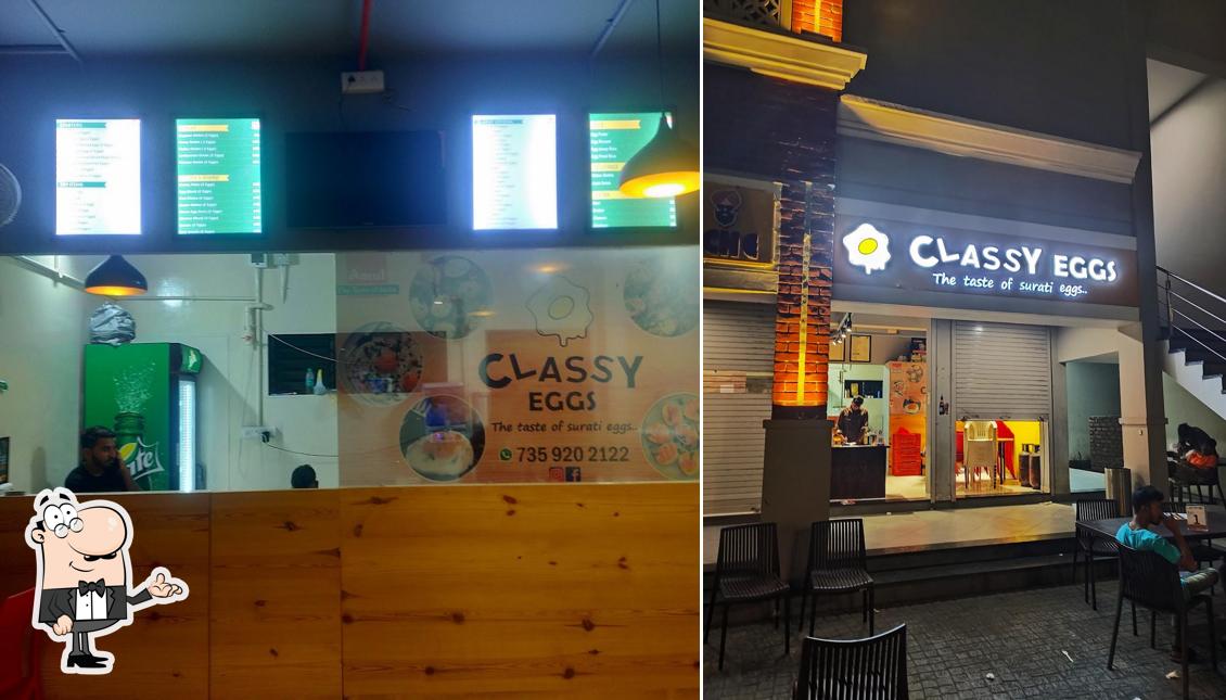 The interior of Classy eggs