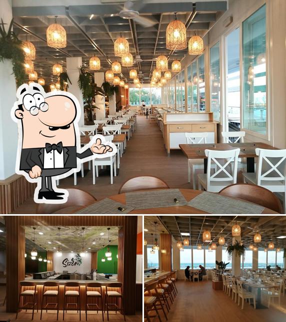 Dai un'occhiata agli interni di Sizen take away c/o Union Lido