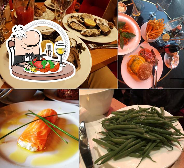 Commandez différents repas à base de fruits de mer servis par Café Ruc