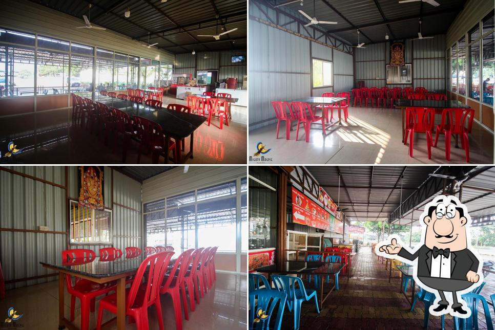 The interior of Hotel Rajdhani