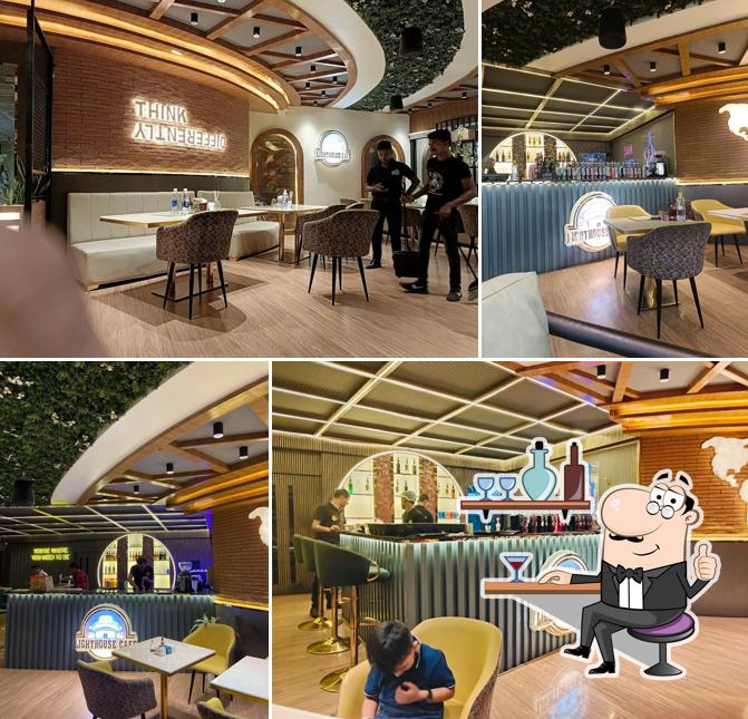 The interior of Lighthouse Cafe