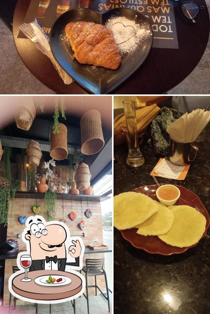 Platos en Café Santo