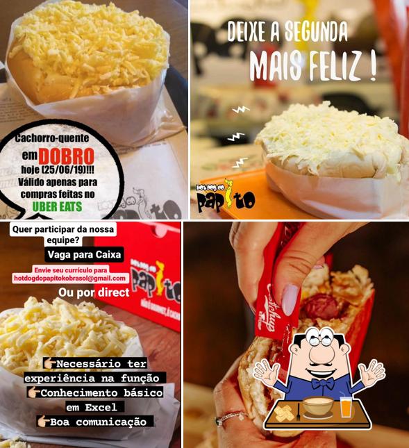 Comida em Hot Dog do Papito