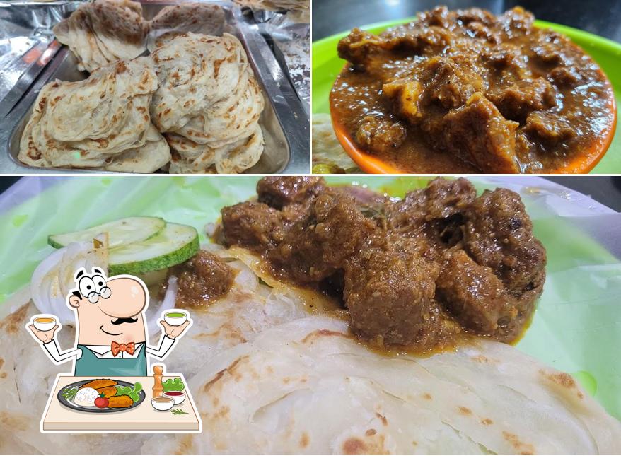 Food at Balan's Kamalam Restaurant