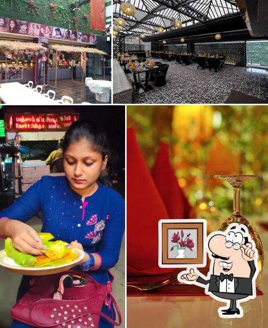 Take a seat at one of the tables at Dosa Kart