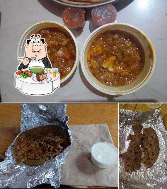 Hot and sour soup at Chole Bhatura And Parathas