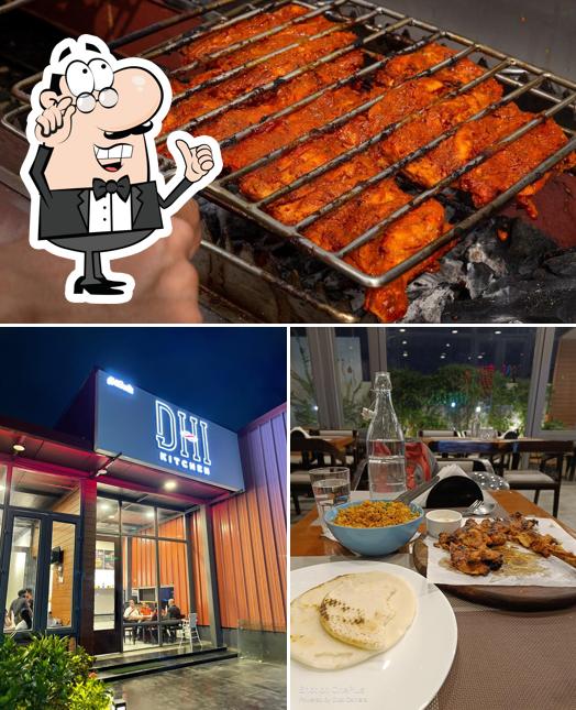 The photo of Dhi Kitchen’s interior and food