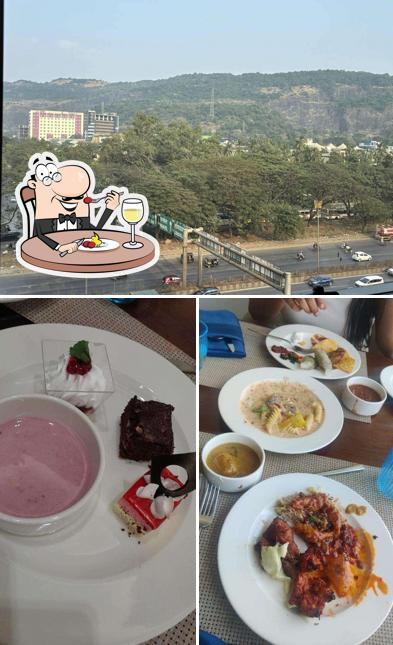 This is the picture showing food and exterior at Courtyard Pavilion - Courtyard By Marriott Navi Mumbai