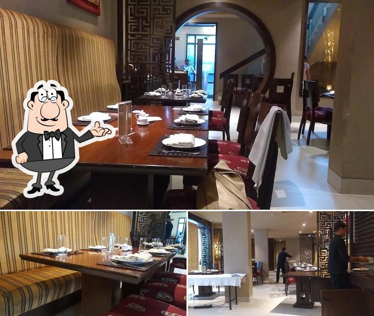 Take a seat at one of the tables at Mainland China