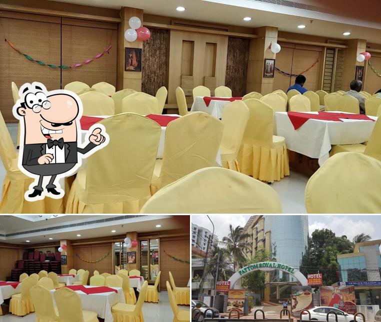 The image of Pattom Royal Hotel’s interior and exterior