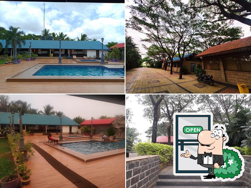 The exterior of Anand Resort - A Luxury Private Pool Resort in Nashik