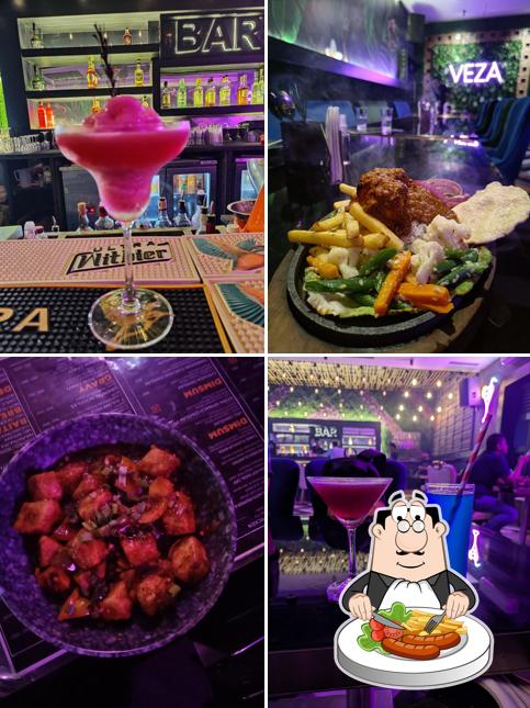 Food at VEZA DINE, LOUNGE AND CLUB