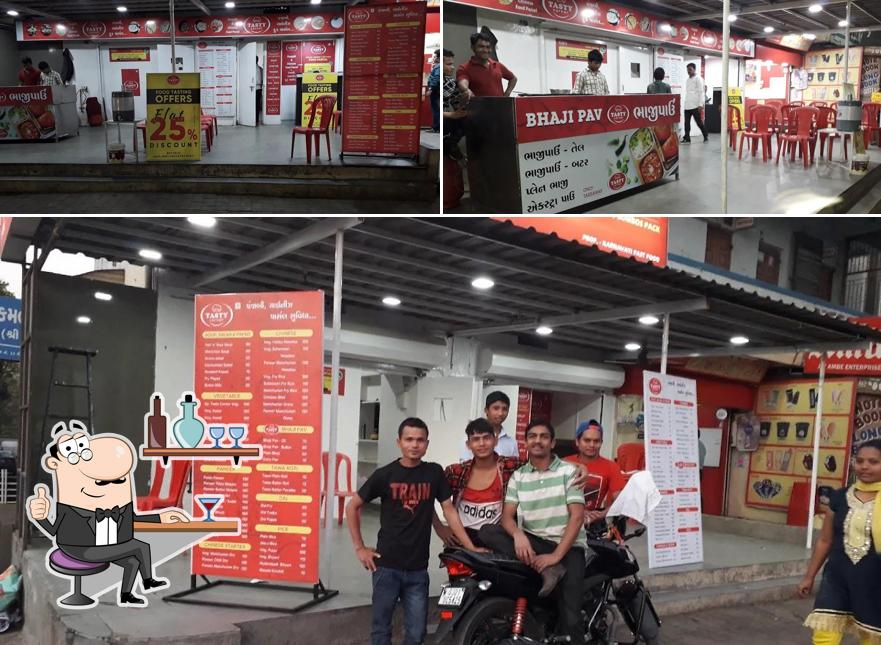 The interior of Tasty Corner