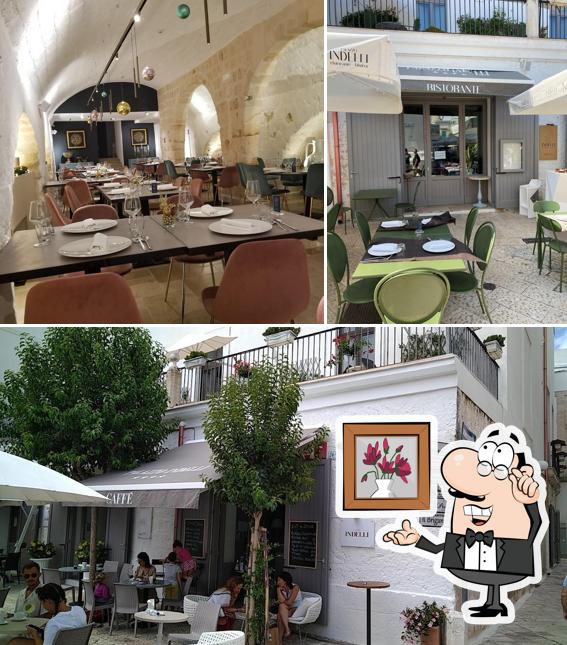 Gli interni di Palazzo Indelli Ristorante Bistrot