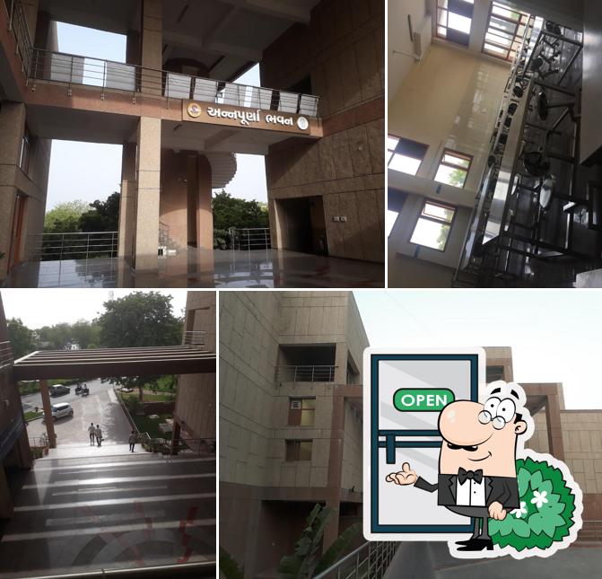 The exterior of Banas dairy Employees canteen