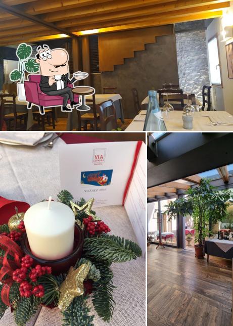 Gli interni di Ristorante Hostaria Via Caprera