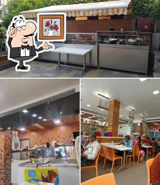 Take a seat at one of the tables at Matadin Ram Bhandar