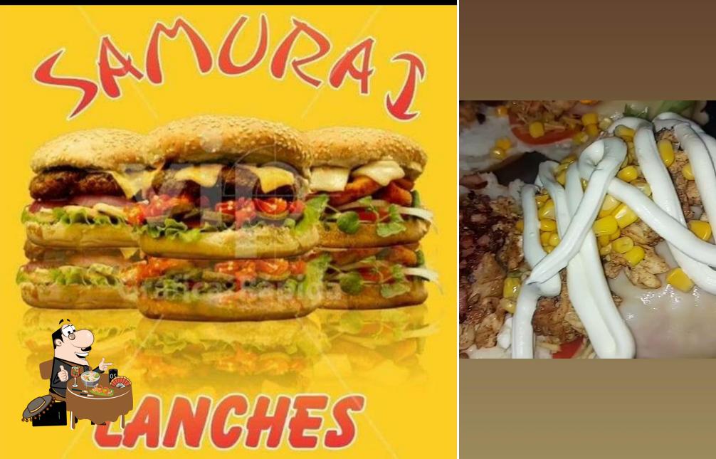 Platos en Samurai Lanches