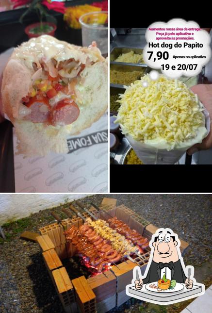 Comida em Hot Dog do Papito